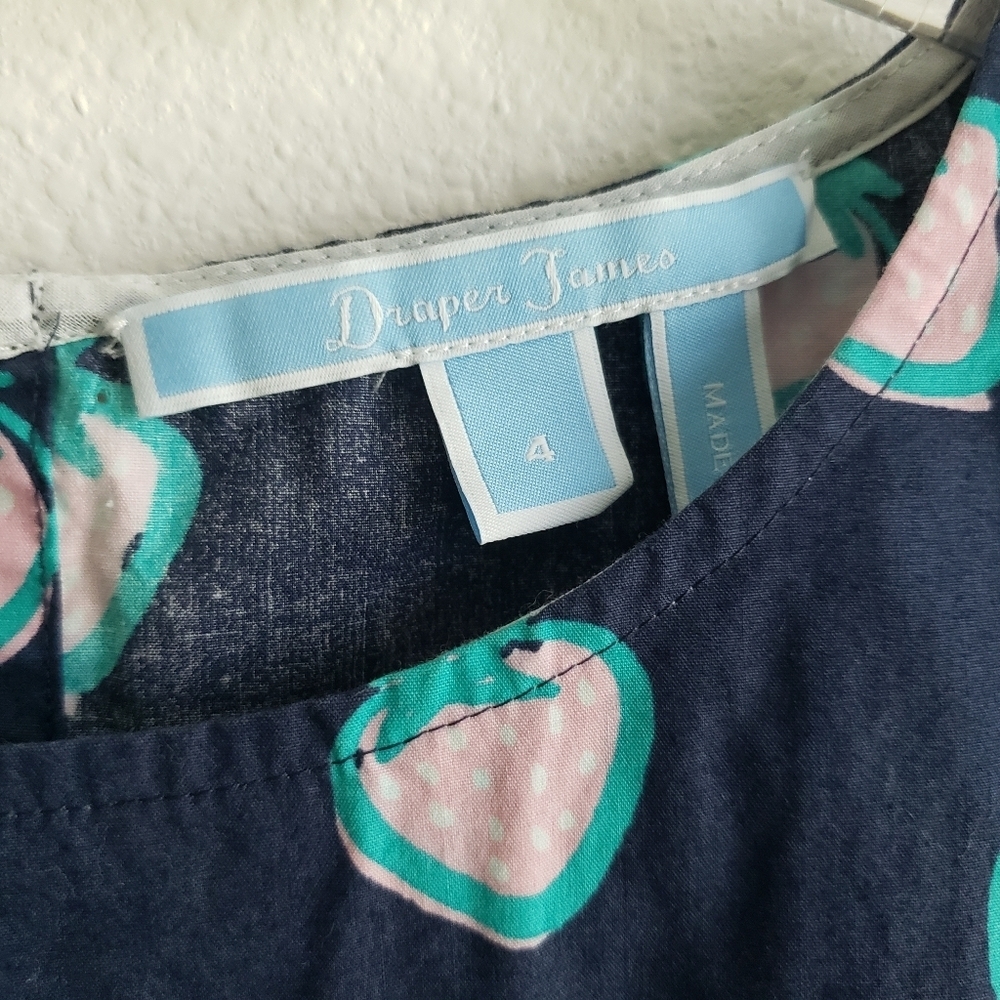 Draper James Strawberry Cloister Blouse - Picture 8 of 9